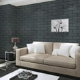 thumbnail image 6 of 3D Wall Panels Stick and Peel, Brick Printable 3D Wallpaper Stick and Peel Self Adhesive Waterproof Foam Faux Brick Paneling for Bedroom, Bathroom, Kitchen, Fireplace (5 Pack, 15.16x13.78",Bl, 6 of 9