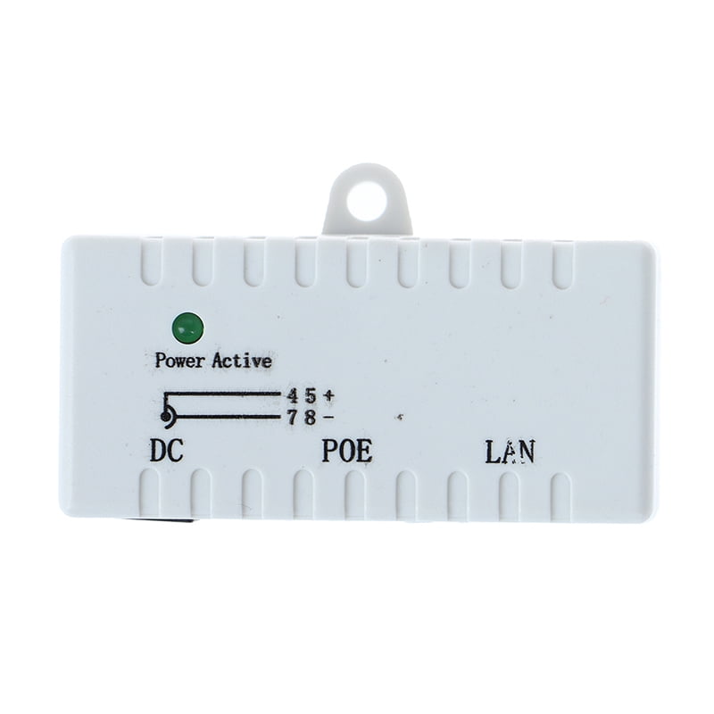 12V - 48V Passive POE injector for IP Camera VoIP Phone Netwrok AP device