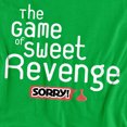 thumbnail image 2 of Sorry Sweet Revenge Women's T Shirt, Kelly Green, 2X-Large, 2 of 6