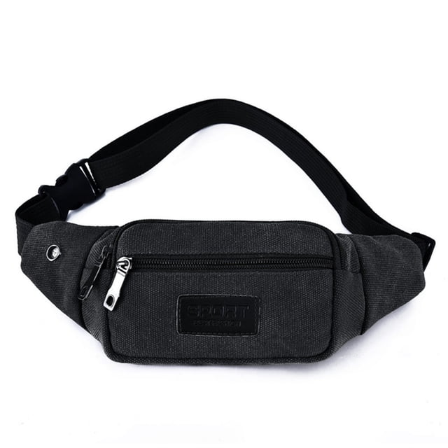 Riñonera deportiva para hombre y mujer, bolsa deportiva informal para exteriores, bolsa de lona para teléfono móvil para correr