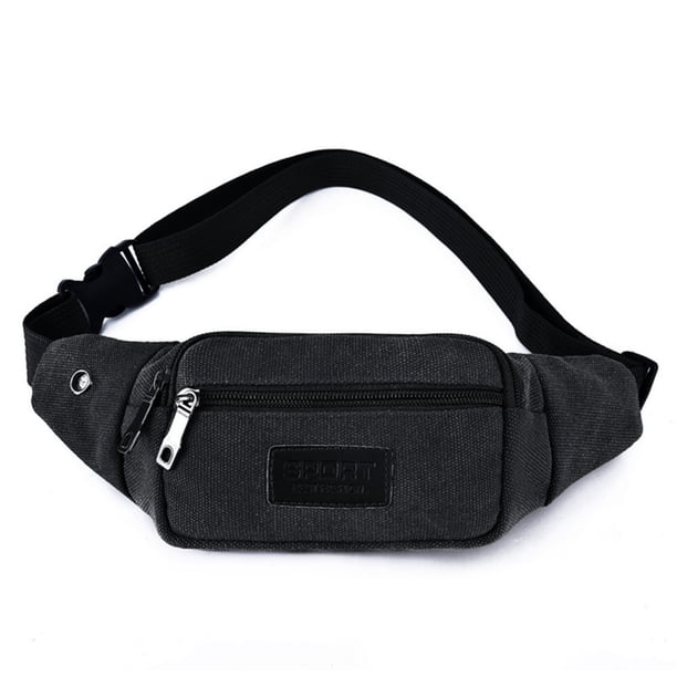 Riñonera deportiva para hombre y mujer, bolsa deportiva informal para exteriores, bolsa de lona para teléfono móvil para correr