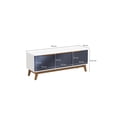 thumbnail image 3 of Rack TV Kappesberg 136 cm Blanco/Azul 3 Puertas, 3 of 9