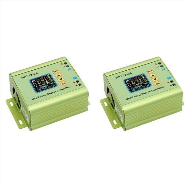 2X -7210A Controlador de Carga Solar MPPT 24V/36V/48V/60V/72V Regulador Solar Cargador de Batería Panel Módulo de Voltaje de Refuerzo