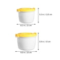 thumbnail image 3 of 2Pcs Microwave Rice Cooker Steamer Household Rice Cooker Microwaves Steamer, 3 of 5