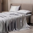 thumbnail image 2 of REGALWOVEN Fitted Sheet, Microfiber Bed Sheets, Soft and Comfortable for All Seasons Silver Grey 1 PC 78.0x79.9 inch, 2 of 5