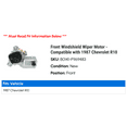 thumbnail image 2 of Front Windshield Wiper Motor - Compatible with 1987 Chevy R10, 2 of 2