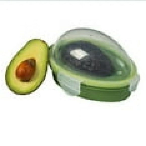 Green Airtight Avocado Storage Box - Perfect Fresh Food Keeper