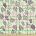 thumbnail image 2 of Floral Sofa Upholstery Fabric by the Yard, Botanical Theme Various Ornate Leaves and Flowers Motifs in Purple Tones Fashion Art, Decorative Fabric for DIY and Home Accents, Multicolor by Ambesonne, 2 of 5