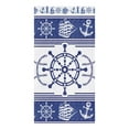 thumbnail image 3 of Rudder Anchor Blue Stripes Microfiber Kitchen Hand Towel Dish Cloth Tableware Household Cleaning Towel Utensils for Kitchen, 3 of 7