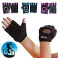 thumbnail image 5 of Cycling Half Finger Gloves Women Men Protective Handwear Gym Fitness Outdoor Bike Riding Sportswear Accessories, 5 of 6