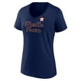 thumbnail image 2 of Women's Fanatics Branded Navy Houston Astros Regulation V-Neck T-Shirt, 2 of 3