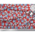 thumbnail image 2 of Soimoi Poly Georgette Fabric Scorpion Grasses Floral Print Sewing Fabric Yard 52 Inch Wide, 2 of 3