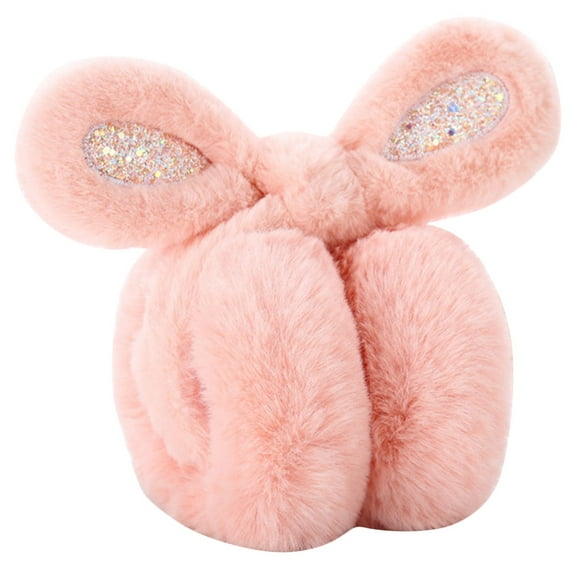 HONMEET Soft Kawaii Ear Muffs for Kids Winter Warm Cartoon Ear Headband Cozy Earmuffs for Children