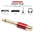 thumbnail image 3 of 2x Vergoldeter 6,35 Stecker auf RCA Buchse Adapter TS Stecker (rot) Hugtrwg Nuevos Originales, 3 of 8
