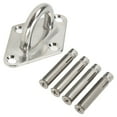 thumbnail image 4 of Eye Plates Ceiling Wall Mount Anchor, Firm Connection 551lb Capacity Heavy Duty Anchor Eye Plate  For Hammock, 4 of 8