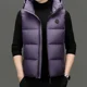 thumbnail image 1 of Chaqueta de plumón ligera con capucha para hombre, chaqueta sin mangas con relleno de plumón de pato para hombre, chalecos de marca de invierno para hombre, chaquetas para hombre, 1 of 4