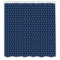 thumbnail image 2 of Ambesonne Navy Blue Shower Curtain, Continued Cactus Shapes, 69"Wx75"L, Dark Night Blue, 2 of 4