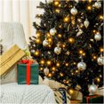 thumbnail image 2 of JERFIT 7.5ft Pre-Lit Artificial Christmas Tree with 500 Warm White LED Lights, Realistic PVC Branch Tips for a Full Look, Foldable Metal Base, Easy Assembly Holiday Decor, 2 of 10