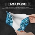 thumbnail image 5 of Naloa Blue Kyanite Print Leather Tissue Box Cover Rectangle | Long Tissue Box Cover | Tissue Box Holder | Tissue Holder for Bathroom, 5 of 9