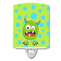 Little Monster Greenie Doodle Ceramic Night Light