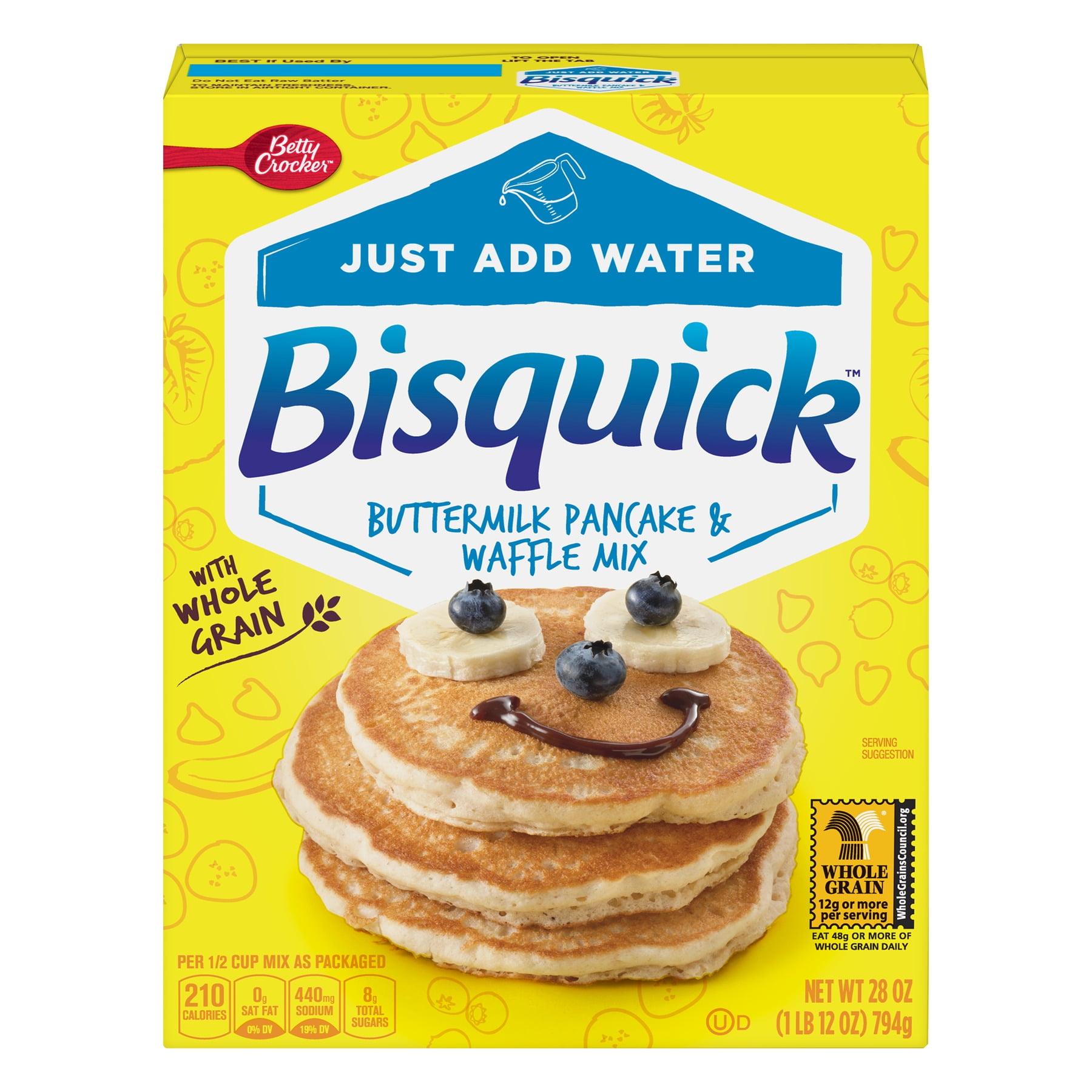 Bisquick Baking Mix Complete Pancake & Waffle Mix Buttermilk 28 Oz