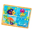 thumbnail image 4 of Rompecabezas de madera 2 en 1 para niños pequeños, tablero de dibujo, Año Nuevo, aprendizaje temprano para niños. Océano, 4 of 9