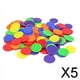 thumbnail image 1 of 5X 100x Contadores de Matemáticas para Niños Fichas de Conteo de Bingo para Aula Oficina Lodges 5 piezas, 1 of 8