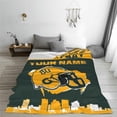 thumbnail image 6 of Custom Green Bay Blanket Personalized Throw Blankets Name and Number for Men Women Boy Football Style Decor Gifts, 6 of 6