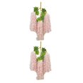 thumbnail image 2 of Bewildely Espacio de 12 piezas con flores artificiales realistas - Apariencia realista de bajo mantenimiento Elegante rosa claro Rosa claro 2piezas, 2 of 6
