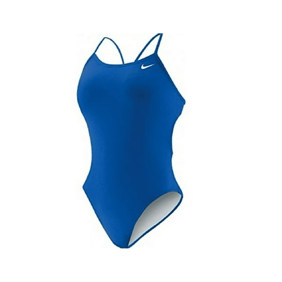 Nike Girl's Polyester Core Solid Cut-Out Tank Female Varsity Royal 20/Girls5