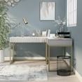 thumbnail image 2 of Furniture of America Giffore Wood 2-Piece Writing Desk Set in White, 2 of 4