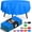 Blue Round, variant on General 3 Pack Happy Birthday Tablecloth – Premium 54 X 108 Happy Birthday Decorations, Table Cover for Parties Decorations – Plastic Table Cloths for Parties Disposable