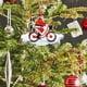 thumbnail image 1 of Santa Claus Christmas Pendant Acrylic Puppy Doll Bicycle Christmas Tree Hanging Suit, 1 of 4