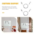 thumbnail image 3 of OULII 2 Pcs Drywall Picture Hangers Sign Board Display Hanger Carbon Steel Hook Shape, 3 of 8