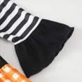 thumbnail image 4 of YIWULA Toddler Baby Girl Halloween Outfit Flare Long Sleeve Pumpkin Embroidery Top Bell Bottoms 2Pcs Set(6-12 Months,Black), 4 of 7