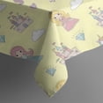 thumbnail image 6 of Yellow Princess Unicorn Pattern Rectangle Tablecloth 60"x120",Waterproof Polyester Rectangle Table Cloth, Wipeable Spillproof Polyester Tablecloth for Dining, Camping, Indoor and Outdoor, 6 of 6