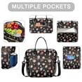 thumbnail image 2 of Pioneer Flower Floral Print Pattern Womens Lunch Box for Work,Insulated Large Lunch Bag,Leakproof Adult Lunch Bag for Work,Beach,Travel,Picnic,Camping, 2 of 6