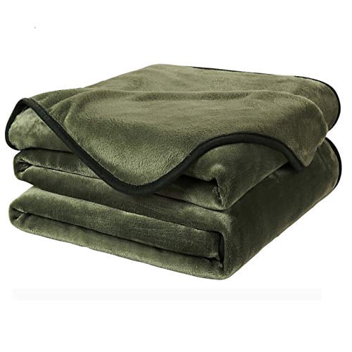 Easeland soft size blanket all season warm fuzzy microplush lightweight thermal fleece blankets for couch bed sofa hotsell