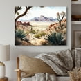 thumbnail image 2 of Designart Arizona Desert Scenery III Canvas Wall Art, 2 of 5