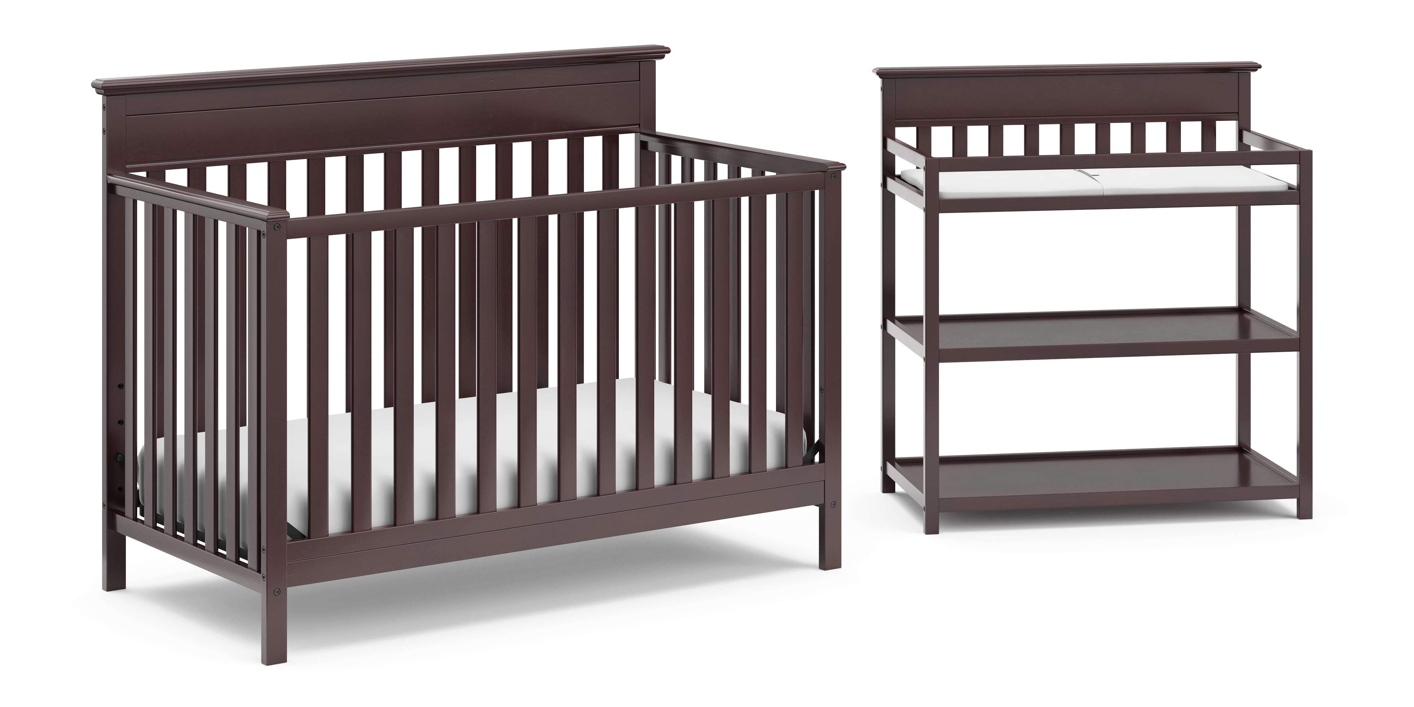 Storkcraft Windward Nursery Set Espresso Crib with Changing Table in Iceland at ISK 81332 Rating 5