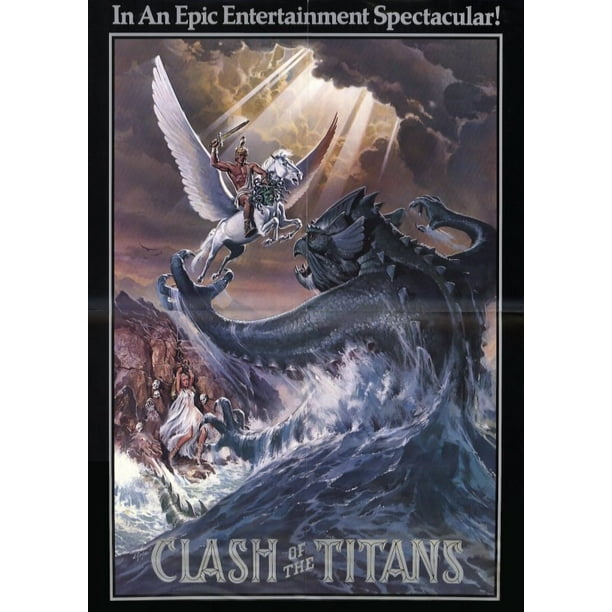 Clash Of The Titans 1981 11x17 Movie Poster Walmart Com Walmart Com