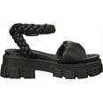 thumbnail image 6 of Circus by Sam Edelman Gayle Black Round Toe Ankle Strap Heel Platform Sandals (Black, 8.5), 6 of 6