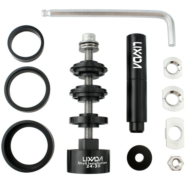 Lixada Trousse d'Outils d'Installation et de Retrait de Boîtier de Pédalier de Vélo, Dissolvant de Boîtier de Pédalier pour BB86/BB30/BB91/BB92/PF30