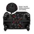 thumbnail image 2 of Honeii Love Valentine's skull Elastic Luggage Cover, featuring double-sided printing, is the ideal companion for travel, business trips, and daily use(not included suitcase )-Small, 2 of 7