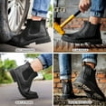 thumbnail image 4 of Ecetana Men's Work Boots Waterproof Wear-Resistant Steel Toe Safety Protective Shoes, 4 of 6
