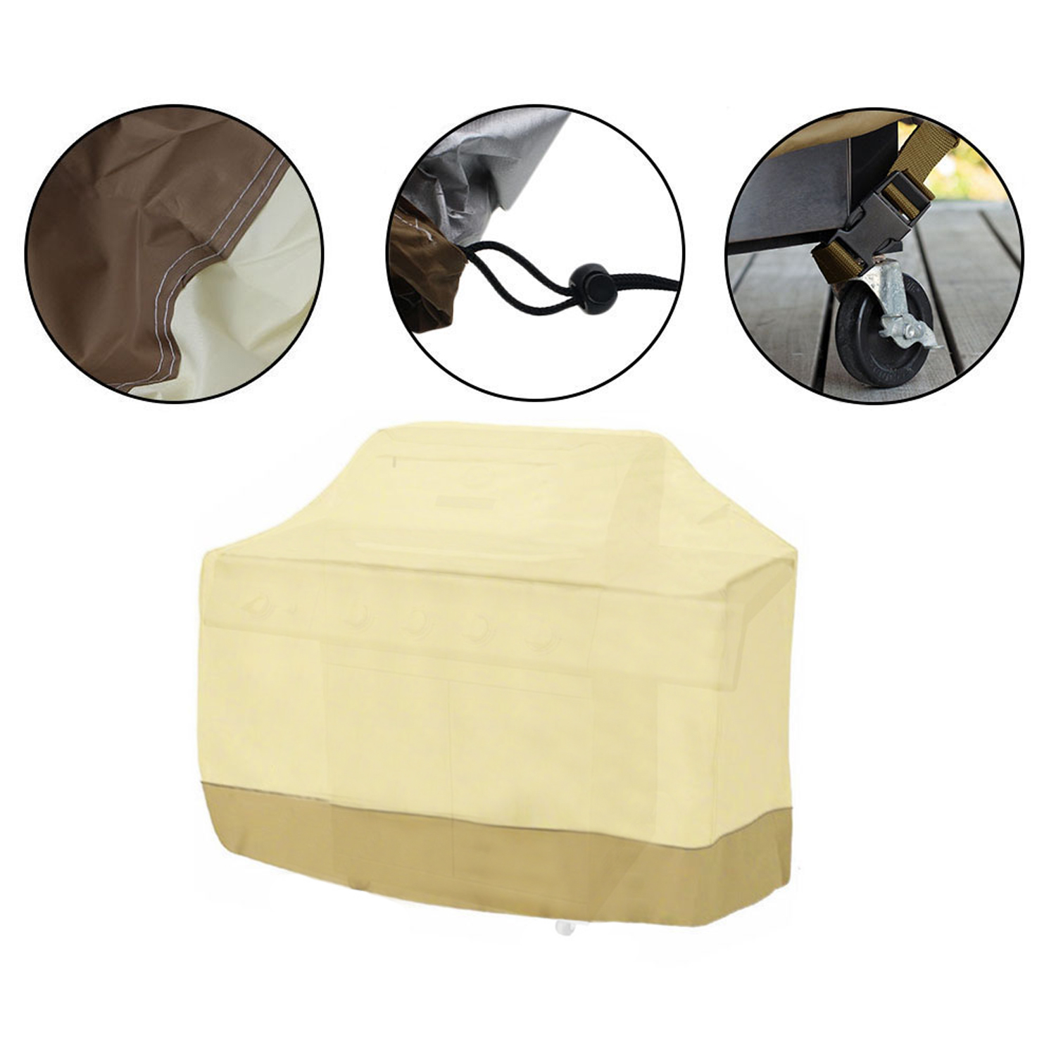 BBQ Grill Cover 72" Gas Barbecue Heavy Duty Waterproof Protection Outdoor Weber by Cheerwing