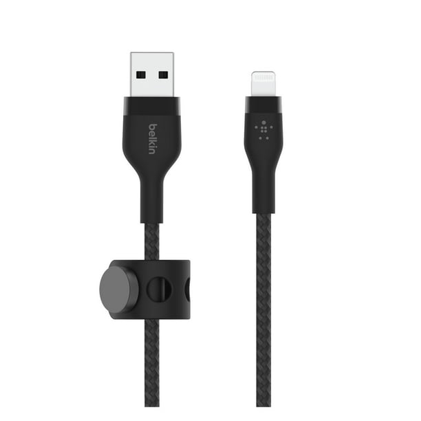 Cable Pro Flex Usb-A A Lightning Negro 1M negro
