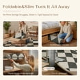 thumbnail image 6 of BERTHMEER 9'x12' Easy Jute Area Rugs for Living Room Modern Checkered Indoor/Outdoor Rugs for Patio Farmhouse Geometric Contemporary Washable Non Slip Large Rugs Carpets, Black, 6 of 9