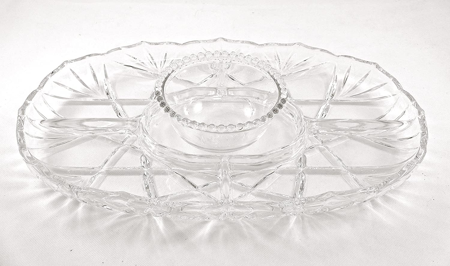 Mikasa Roxborough Chip and Dip Set 15" Germany