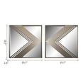 thumbnail image 4 of Wall Mirror - Metal Wall Decorative Mirrors - Set of 2, 4 of 4